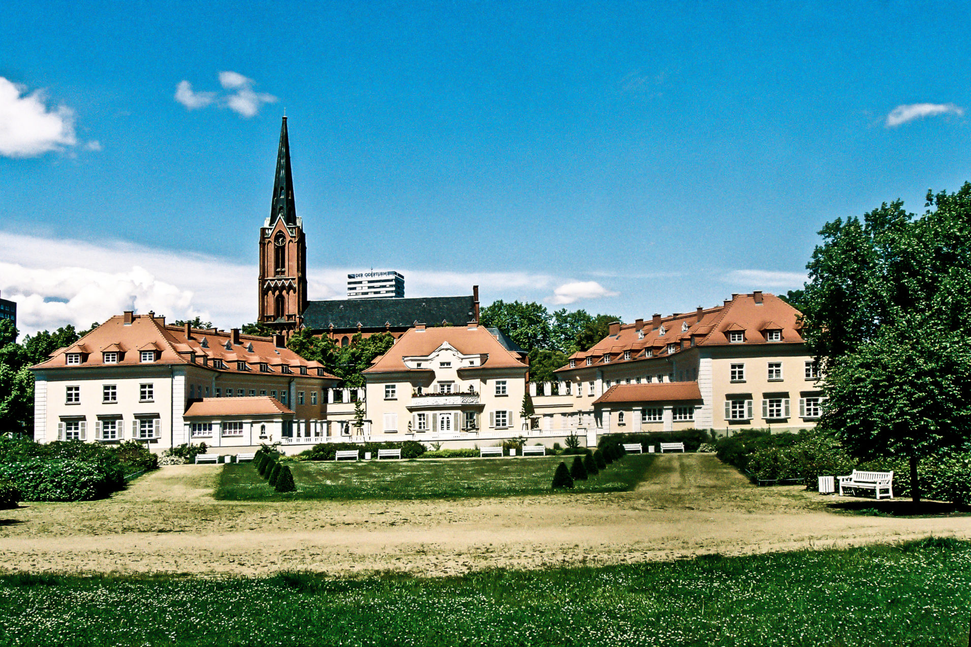 Blick vom Anger auf die Gertraudenkirche